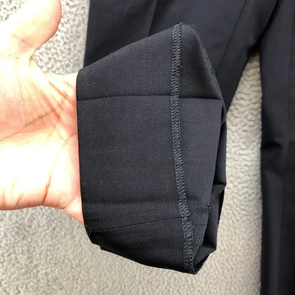 Dior Suit Mens 44R Navy Blue Virgin Wool Mohair 2-Piece Made in Italy Business